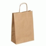 SAC KRAFT BRUN POIGNÉES TORSADÉES 31 X 22 X 10 CM - CARTON DE 50