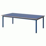 TABLE MALIBU 160X80 T1 4P STRA ALAISÉ BLEU U525/BLEU 5005