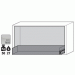 ARMOIRE SÉCURITÉ S. PAILLASSE UB-S-90 UB90.060.110.UL.S GRIS - ASECOS