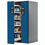 ARMOIRE V-MOVE-90 - ETAGÈRE RÉTENTION - 819MM - BLEU - 8 - ASECOS