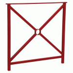 BARRIÈRE HÉRITAGE SIMPLE CROIX 80 CM - ROUGE FONCÉ 3004 - PROCITY