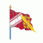 DRAPEAU DE PROVINCE HISTORIQUE ALSACE