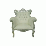FAUTEUIL BLANC PRINCE