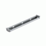 GOULOTTE PASSE-CÂBLES EN ACIER RÉGLABLE EN HAUTEUR - BUREAU STEELFORCE - ARGENT HETTICH