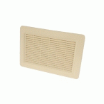 GRILLE DE VENTILATION EN APPLIQUE RECTANGULAIRE POUR FAÇADES TYPE 200CM² SABLE - NICOLL - 1GAPM2
