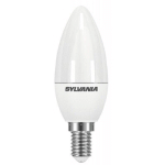 LAMPE LED FORME FLAMME TOLEDO DÉPOLIE E14 55 W - BLANC
