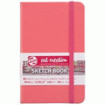 LOT DE 5 - ROYAL TALENS ART CREATION CARNET DE CROQUIS, 90X140 MM,ROUGE