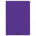 NEUTRE CAHIER PIQÛRE 48 PAGES SEYÈS 24X32 COUVERTURES POLYPRO ASSORTIS