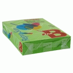 PAPIER COULEUR VERT A4 80 G BRUNEAU REPROSUN COULEURS VIVES - RAMETTE DE 500 FEUILLES
