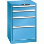 ARMOIRE BLEU CLAIR 564X572X850 AVEC 4 TIR. 75KG _ 79.380.010 - LISTA