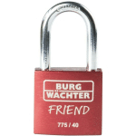 BURG WÄCHTER 39431 CADENAS 40.00 MM FERMETURE DIFFÉRENTE ROUGE AVEC SERRURE À CLÉ C304402