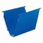 LOT DE 10 - DOSSIER SUSPENDU POUR ARMOIRES POLYPROPYLÈNE OPAQUE ULTIMATE ELBA FOND 50 MM BLEU