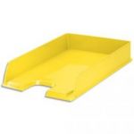 ESSELTE CORBEILLE À COURRIER VIVIDA POUR FORMAT A4 - DIMENSIONS : L25,4 X H6,1 X P35 CM JAUNE