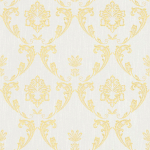 PAPIER PEINT BAROQUE TAPISSERIE BAROQUE PAPIER PEINT INTISSÉ GRIS BLANC - 10,05 X 0,53 M - BRICOFLOR