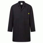 PORTWEST AS10 BLOUSE ANTISTATIQUE ESD NOIR - TAILLE XXL
