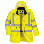 PORTWEST S427 PARKA HI-VIS 7-EN-1 JAUNE - TAILLE 5XL