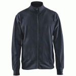 SWEAT ZIPPÉ MARINE FONCÉ TAILLE XS - BLAKLADER