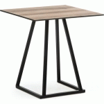 TABLE LINEA DINNERNOIR70X70X74CM COMPACT OAK - FLEXFURN