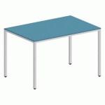 TABLE LOKI 120X80X75 CM CÊDRE BLEU/BLANC