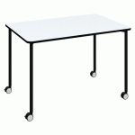 TABLE MOBILE FLEX OFFICE 116X76 CM PLATEAU BLANC - PAPERFLOW