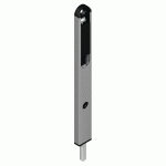 VERROU DE CONDAMNATION EN FEUILLURE DATOR L 260MM GRIS ALUMINIUM RAL9006 - LA CROISEE DS - DS6840-007