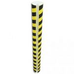 VISO PROTECTION D'ANGLES FEUILLURE NOIR/JAUNE - DIAMÈTRES 40 MM, OUVERTURE 20 X 8 MM