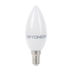 OPTONICA - AMPOULE LED E14 3.7W 220V C37 180° - BLANC FROID 6000K - 8000K - SILAMP - BLANC FROID 6000K - 8000K