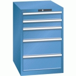 ARMOIRE BLEU CAP. 564X725X850 AVEC 5 TIR. 75KG _ 14.399.040 - LISTA