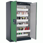 ARMOIRE SÉCURITÉ Q-PEGASUS-90 Q90.195.120.WDAC GRIS/VERT - MANUTAN COLLECTIVITÉS