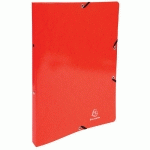 CLASSEUR À ÉLASTIQUES 2 ANNEAUX 15MM IDERAMA - A4 - ROUGE - LOT DE 20