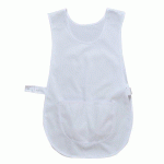 LOT DE 3 - PORTWEST S843 CHASUBLE AVEC POCHE BLANC - TAILLE S/M