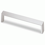 LOT DE 4 POIGNÉES DE MEUBLE EN ZINC NURSIA - ENTRAXE 160 MM - CHROMÉ MAT HETTICH