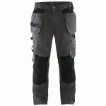 PANTALON DE TRAVAIL ARTISAN GRIS FONCÉ/NOIR TAILLE 52 - BLAKLADER