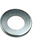 RONDELLE PLATE, M24 (FORM C), ACIER, 5.3MM X 50MM, PASSIVÉ, GALVANISÉ TRANSPARENT ( PRIX POUR SACHET DE 25 )