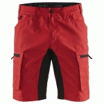 SHORT SERVICES STRETCH ROUGE/NOIR TAILLE 38 - BLAKLADER