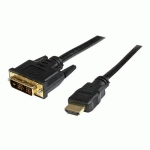 STARTECH.COM CÂBLE HDMI® VERS DVI-D DE 1,8M - MÂLE / MÂLE - NOIR