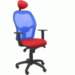 CHAISE JORQUERA AVEC APPUI-TÊTE BLEU/ROUGE - PIQUERAS Y CRESPO