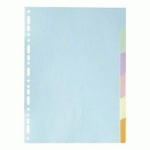 INTERCALAIRES NEUTRES A4 EXACOMPTA FOREVER POLYPROPYLÈNE RECYCLÉ 12 DIVISIONS- 1 JEU