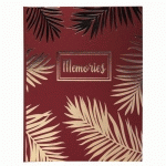 LIVRE D'OR 100 PAGES FORMAT 27X22CM - PALMA-ROUGE - EXACOMPTA