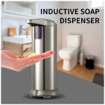 NEW STAINLESS STEEL INFRARED SENSOR NON-CONTACT AUTOMATIC SOAP DISPENSER FOR KITCHEN BATHROOM