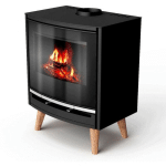 INTERSTOVES - POÊLE À BOIS OFELIA BÛCHES 40CM - NOIR - NOIR