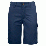 PROJOB 2529 SHORT PRIO POLYCOTON FEMME MARINE - TAILLE 36
