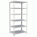 RAYONNAGE D'ARCHIVES RAPID 2 1980X915X610 6 TAB METAL GRIS