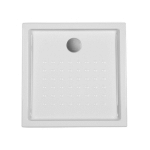 RECEVEUR DE DOUCHE ACRYLIQUE HAUTE DENSITÉ GAMME PRO SANINDUSA MOSAICO 70X70 PROFONDEUR 8CM ÉPAISSEUR 4CM COULEUR BLANC