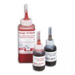 TIFLEX ENCRE À TAMPON SANS HUILE , POUR TIMBRES CAOUTCHOUCS, FLACON DE 30ML BLEU