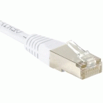 CORDON RJ45 BUDGET CATÉGORIE 6 F/UTP BLANC - 20 M