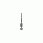 FORET MÉTAL DIAMÈTRE 2 X 60MM LONGUEUR UTILE 24MM - QUEUE 6 PANS 1/4'' - BOSCH - 2608577045