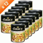 HARICOT-FLAGEOLET D'AUCY D'AUCY LÉGUMES POUR COUSCOUS 800GX12