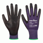 LOT DE 24 - PORTWEST A195 GANT PU TACTILE VIOLET/NOIR - TAILLE XS