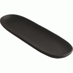 LOT DE 6 - KOLOREO ASSIETTE TAPAS 33 X10,5 CM NOIRE